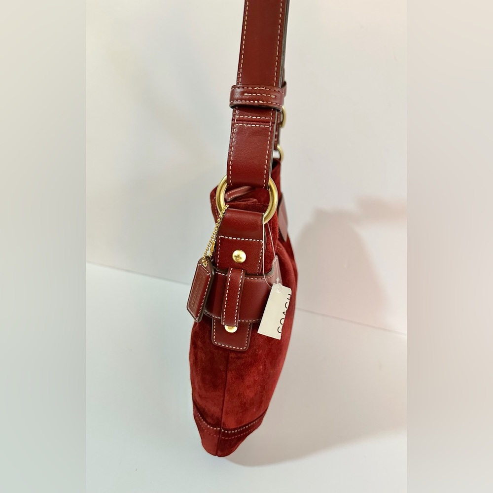 Coach - VINTAGE Suede Soft Duffle Bag - Picture 6 of 15